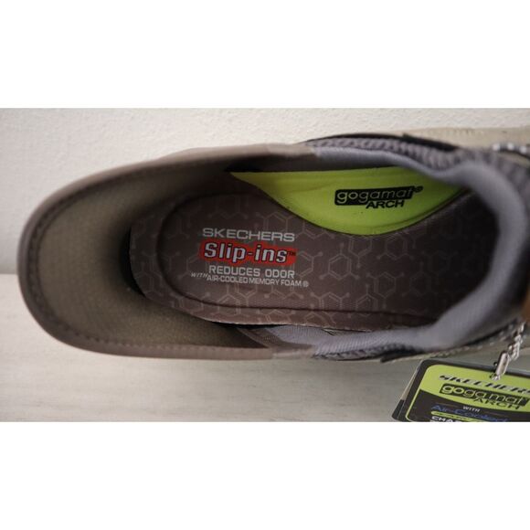 Skechers 210811 Men’s Sz 11M Taupe Slade-Ocon Relaxed Fit Slip-In Shoes - Picture 6 of 14